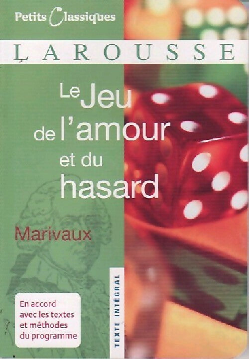 Livrenpoche : Le jeu de l'amour et du hasard - Marivaux - Livre