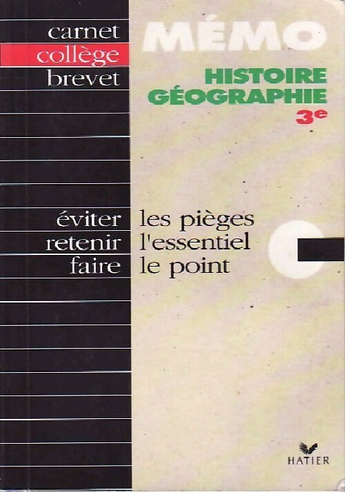 Livrenpoche : Histoire géographie 3ème - Françoise Aoustin, Jean Brignon - Livre