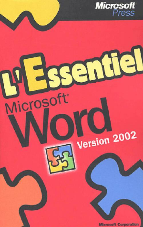 Livrenpoche : Microsoft Word 2002 - Collectif - Livre