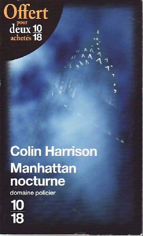 Livrenpoche : Manhattan nocturne - Colin Harrison - Livre