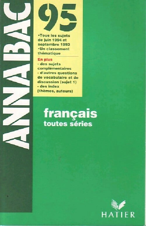 Livrenpoche : Français toutes séries 1995 - Christine Géray - Livre