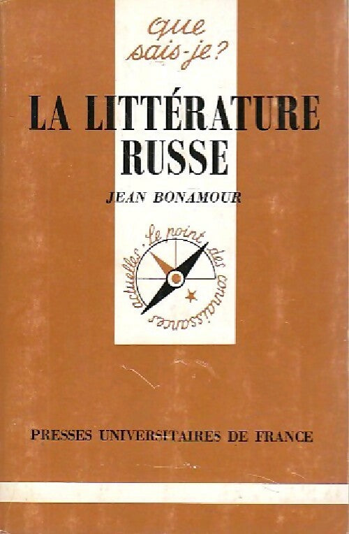 La littérature russe - Jean Bonamour - Livre