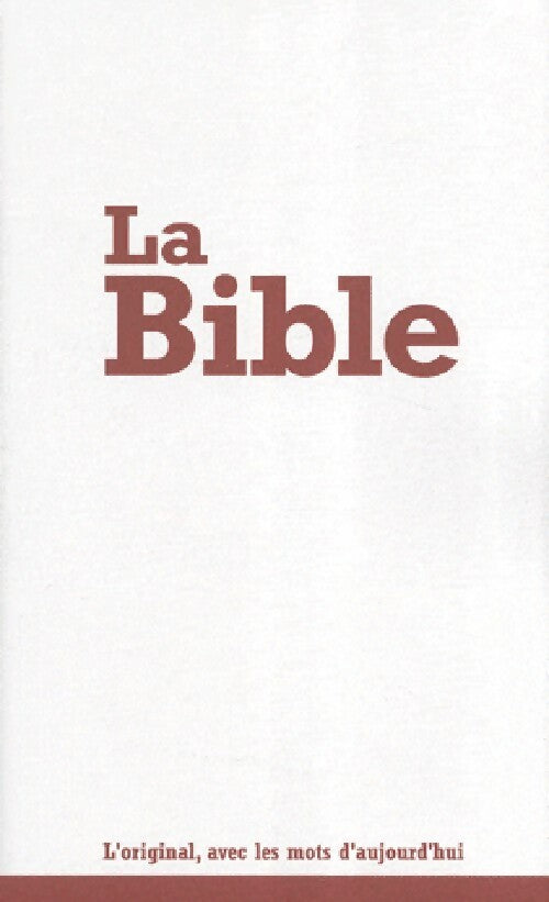 Livrenpoche : La Bible - Inconnu - Livre