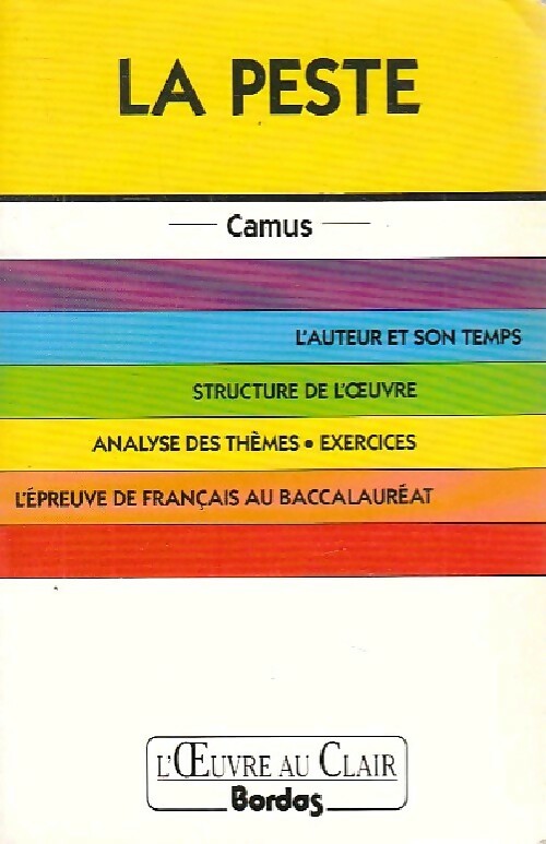Livrenpoche : La peste d'Albert Camus - Maurice Bruézière - Livre