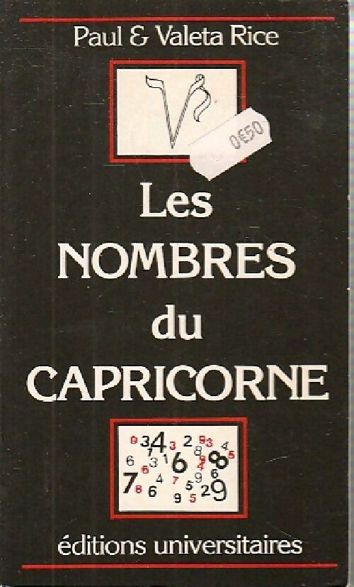 Livrenpoche : Les nombres du capricorne - Paul Rice - Livre