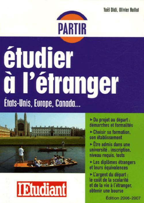 Etudier à l'étranger - Yaël Didi -  Les Guides de l'Etudiant - Livre