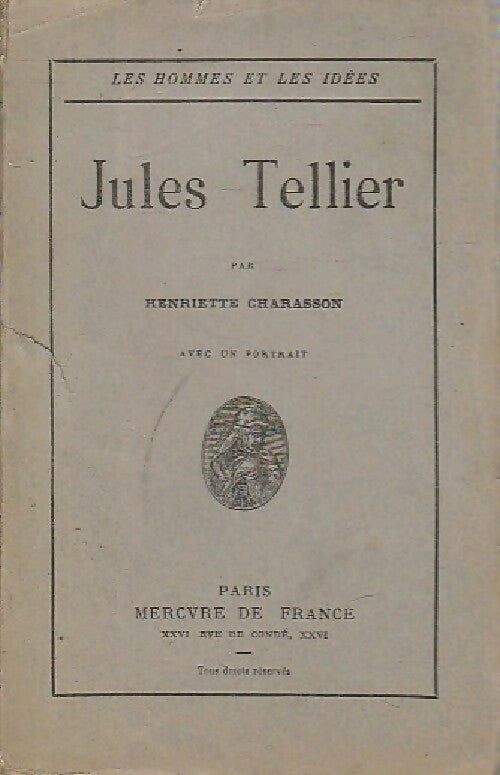Livrenpoche : Jules Tellier - Henriette Charasson - Livre