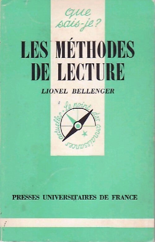Livrenpoche : Les méthodes de lecture - Lionel Bellenger - Livre