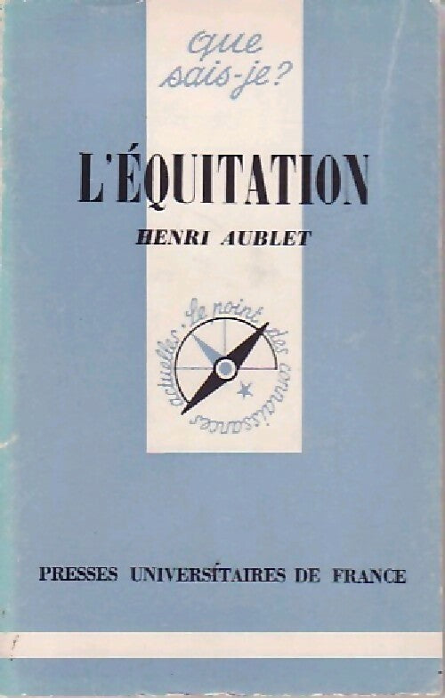Livrenpoche : L'équitation - H. Aublet - Livre