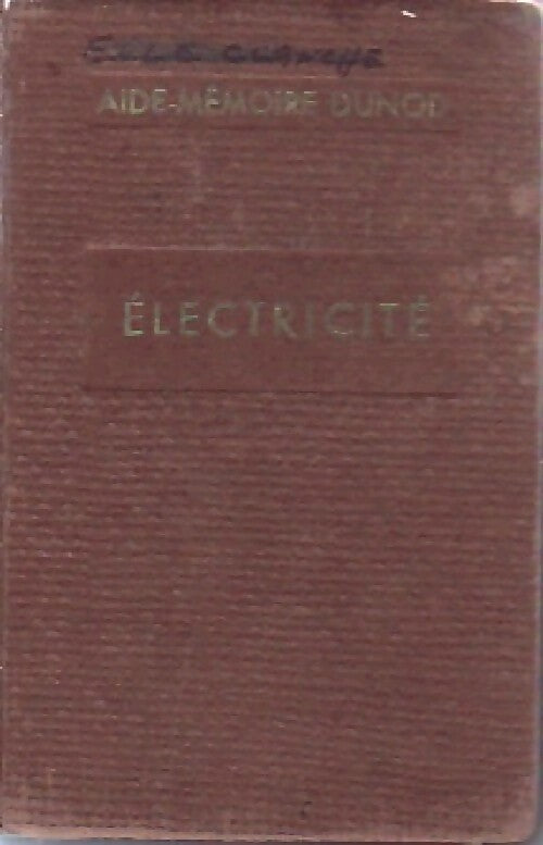 Livrenpoche : Electricité - L.D Fourcault - Livre
