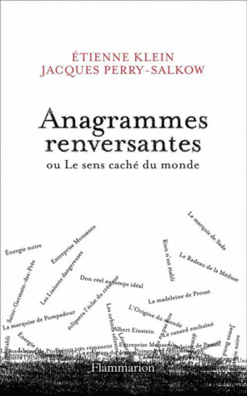 Livrenpoche : Anagrammes renversantes - Etienne Klein - Livre