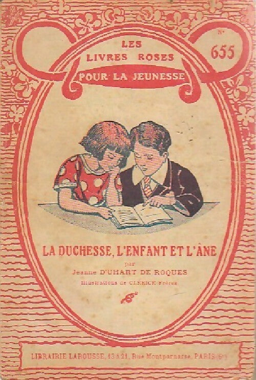 Livrenpoche : La duchesse, l'enfant et l'âne - Jeanne D'uhart De Roques - Livre