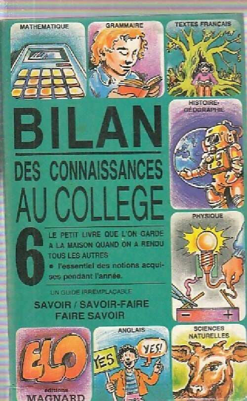 Livrenpoche : Bilan des connaissances au collège 6e - Collectif - Livre