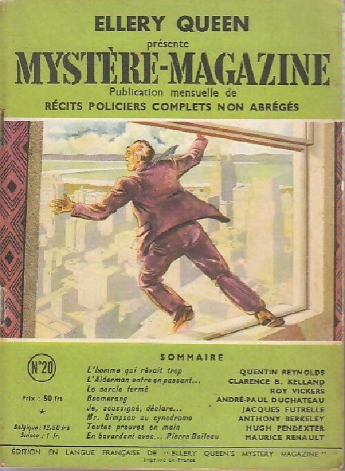 Livrenpoche : Mystère magazine n°20 - Collectif - Livre