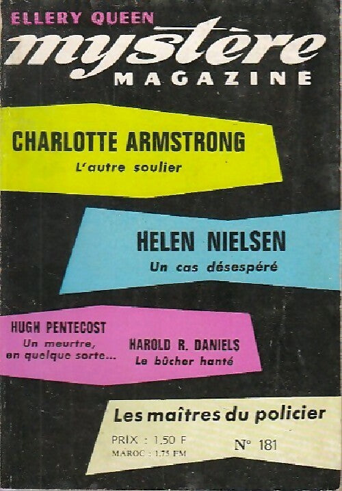 Livrenpoche : Mystère magazine n°181 - Collectif - Livre
