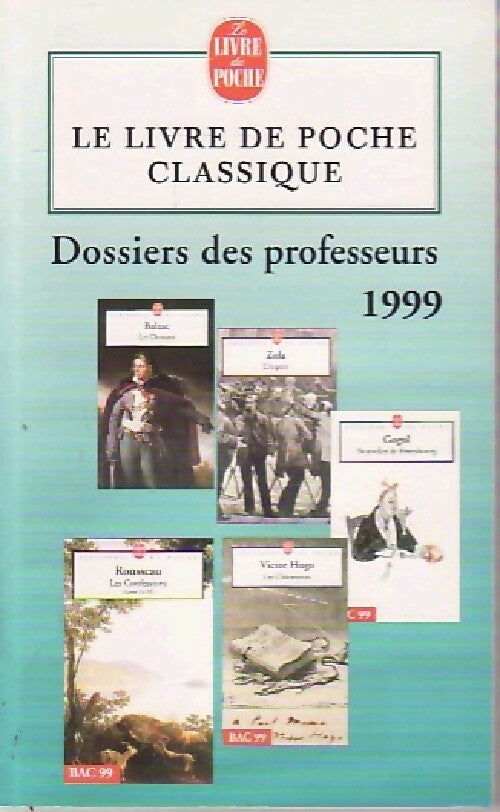 Livrenpoche : Dossier des professeurs 1999 - Inconnu - Livre