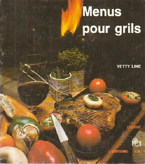 Livrenpoche : Menus pour grils - Yetty Line - Livre