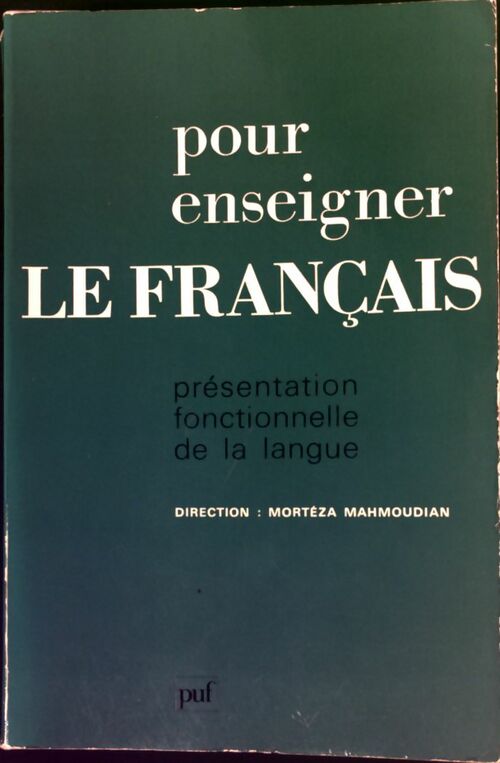Livrenpoche : Pour enseigner le français - Mortéza Mahmoudian - Livre
