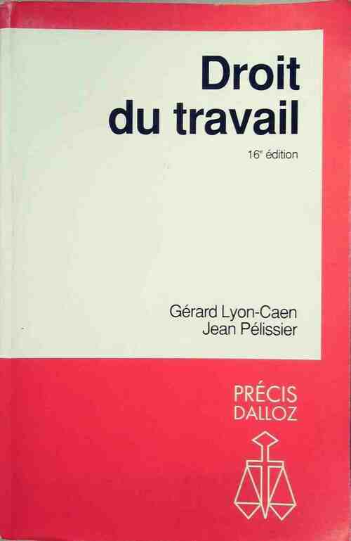 Livrenpoche : Droit du travail - Gérard Lyon-Caen - Livre