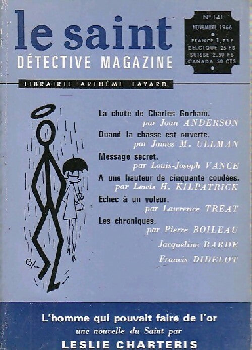 Le Saint n°141 - Inconnu -  Le Saint. Détective magazine - Livre
