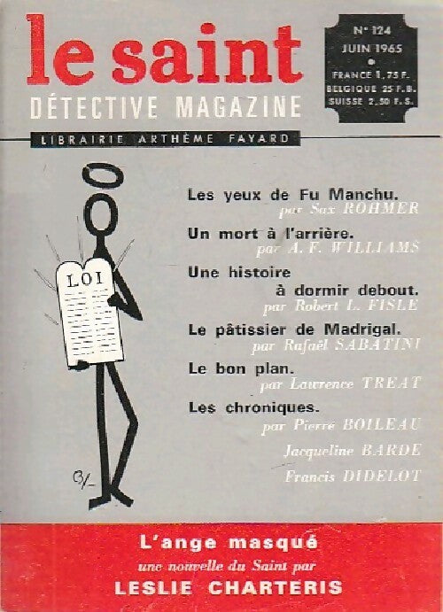 Le Saint n°124 - Collectif -  Le Saint. Détective magazine - Livre