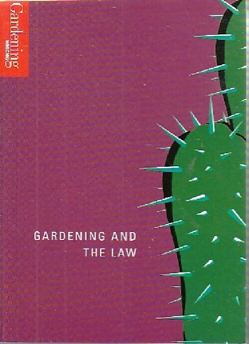 Livrenpoche : Gardening and the law - Inconnu - Livre