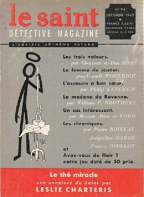 Le Saint n°94 - Collectif -  Le Saint. Détective magazine - Livre