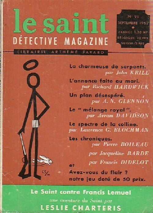 Livrenpoche : Le Saint n°91 - Collectif - Livre