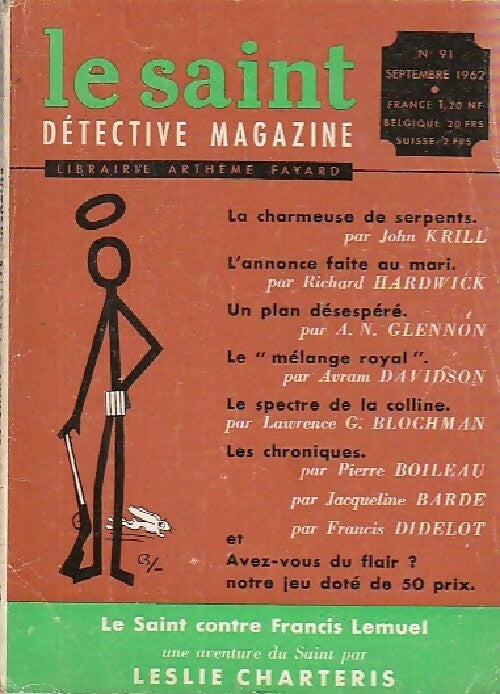 Le Saint n°91 - Collectif -  Le Saint. Détective magazine - Livre
