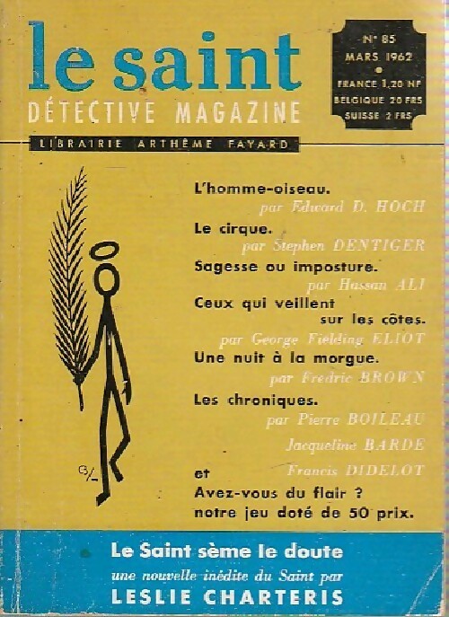 Le Saint n°85 - Collectif -  Le Saint. Détective magazine - Livre