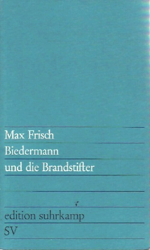 Livrenpoche : Biedermann und die Brandstifter - Max Frisch - Livre
