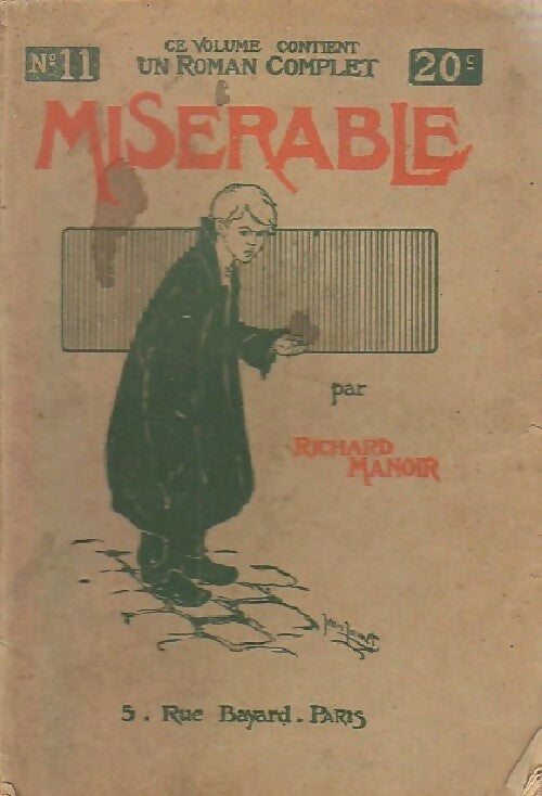 Livrenpoche : Misérable - Richard Manoir - Livre