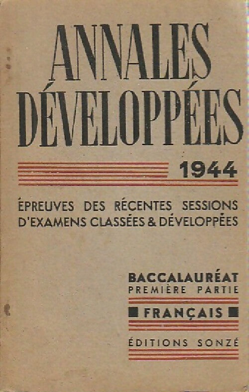 Livrenpoche : Français Tome I : 1944 - Inconnu - Livre
