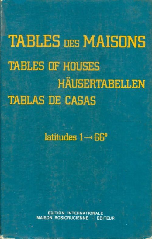 Livrenpoche : Tables des maisons - Collectif - Livre