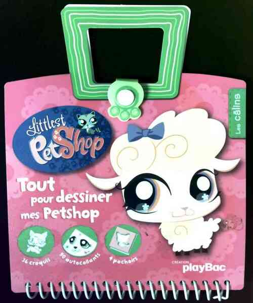 Livrenpoche : Tout pour dessiner mes Petshop : Les câlins - Collectif - Livre