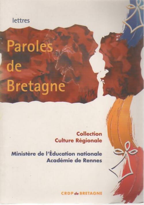 Livrenpoche : Paroles de Bretagne - Collectif - Livre