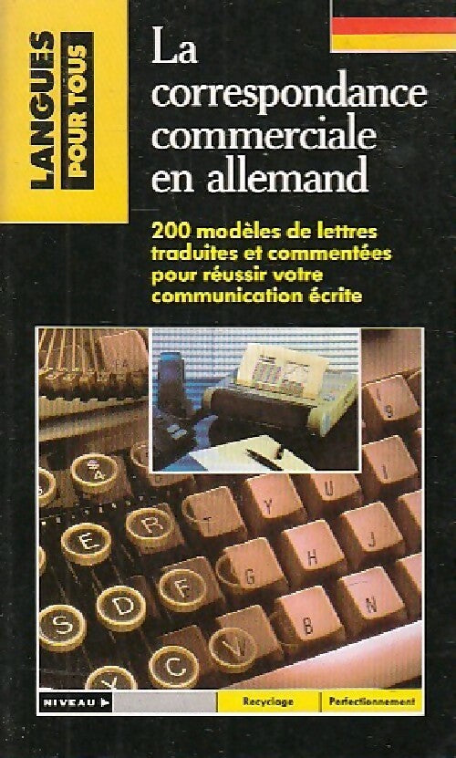 Livrenpoche : La correspondance commerciale en allemand - Inconnu - Livre
