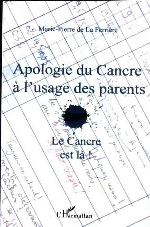 Livrenpoche : Apologie du cancre a l'usage des parents - Marie-Pierre De Laferrière - Livre