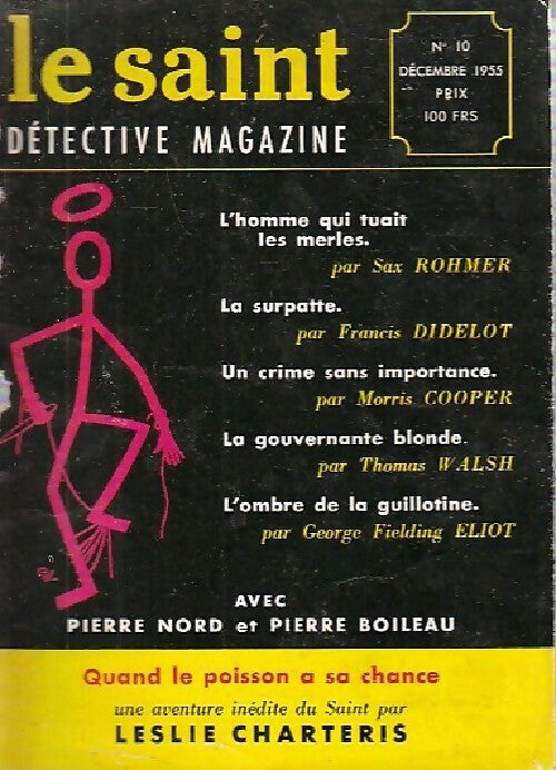 Le Saint n°10 - Collectif -  Le Saint. Détective magazine - Livre