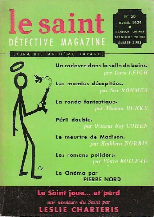 Le Saint n°50 - Collectif -  Le Saint. Détective magazine - Livre