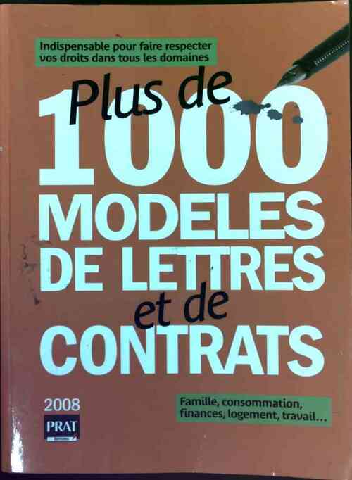 Livrenpoche : Plus de 1000 modèles de lettres et de contrats - Patricia Gendrey - Livre