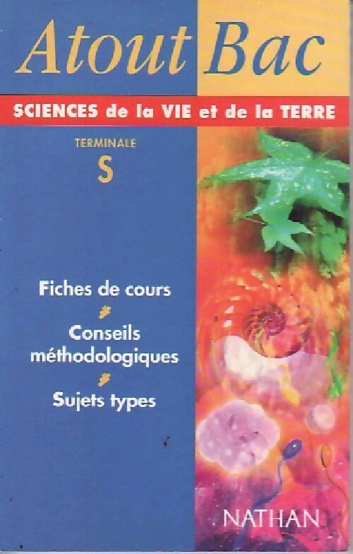 Sciences de la vie et de la terre : Terminale S - Christophe Durand -  Atout Bac - Livre
