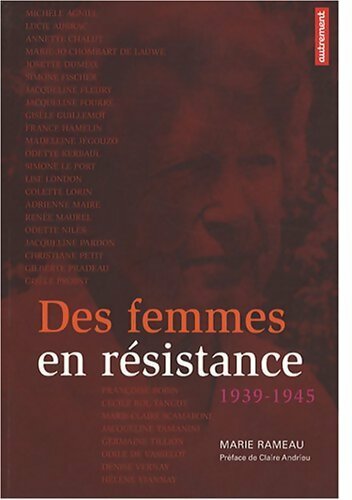 Livrenpoche : Des femmes en résistance - Marie Rameau - Livre