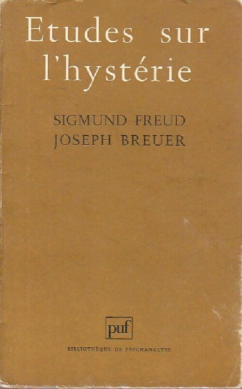 Livrenpoche : Etude sur l'hystérie - Sigmund Freud, Joseph Breuer - Livre