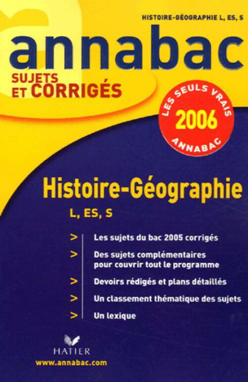 Histoire-Géographie Terminales L, ES, S - Jacques Asklund -  Annabac - Livre