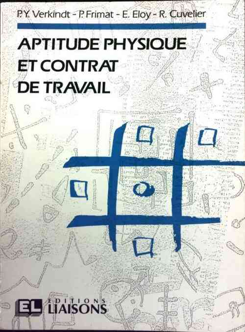 Livrenpoche : Aptitude physique et contrat de travail - Pierre-Yves Verkindt - Livre