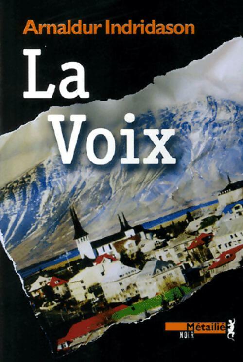 Livrenpoche : La voix - Arnaldur Indridason - Livre