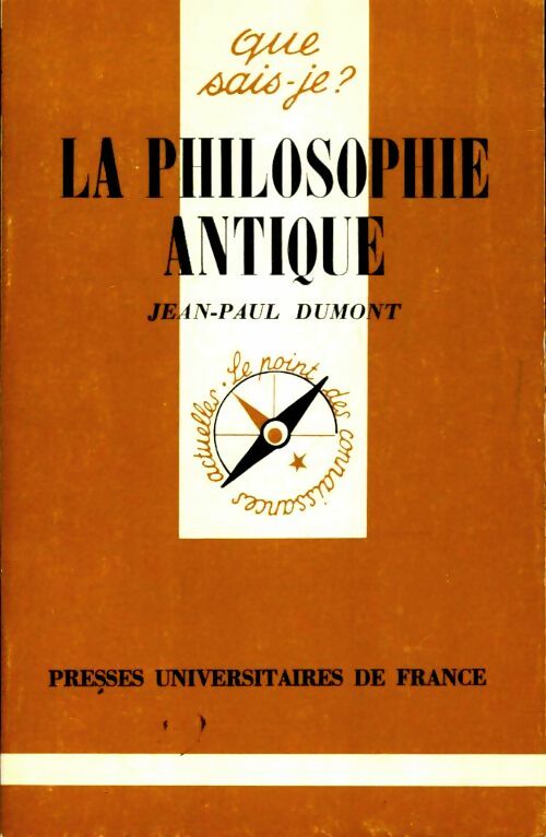 Livrenpoche : La philosophie antique - Jean-Paul Dumont - Livre
