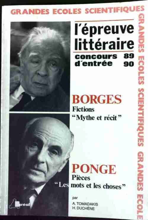 Livrenpoche : L'épreuve littéraire 1989-1990 - Collectif - Livre