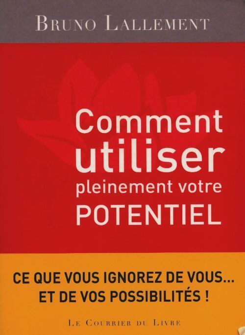 Comment utiliser pleinement votre potentiel - Bruno Lallement - Livre